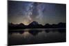 Jackson Lake Milky Way-Darren White Photography-Mounted Photographic Print