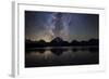 Jackson Lake Milky Way-Darren White Photography-Framed Photographic Print