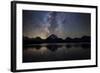 Jackson Lake Milky Way-Darren White Photography-Framed Photographic Print