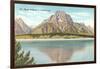 Jackson Lake, Mt. Moran Reflection-null-Framed Art Print