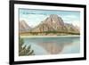 Jackson Lake, Mt. Moran Reflection-null-Framed Art Print