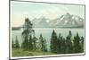 Jackson Lake, Tetons, Wyoming-null-Mounted Art Print