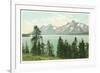 Jackson Lake, Tetons, Wyoming-null-Framed Art Print