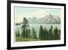 Jackson Lake, Tetons, Wyoming-null-Framed Art Print