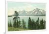 Jackson Lake, Tetons, Wyoming-null-Framed Art Print