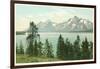 Jackson Lake, Tetons, Wyoming-null-Framed Art Print