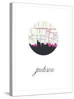 Jackson Map Skyline 2-Paperfinch 0-Stretched Canvas
