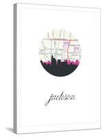 Jackson Map Skyline 2-Paperfinch 0-Stretched Canvas