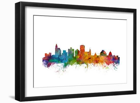 Jackson Mississippi Skyline-Michael Tompsett-Framed Art Print