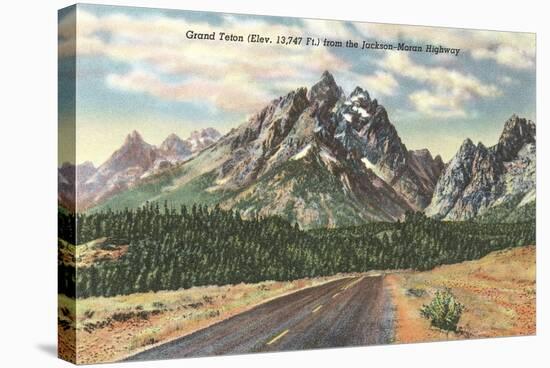 Jackson-Moran Highway, Grand Teton-null-Stretched Canvas