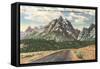 Jackson-Moran Highway, Grand Teton-null-Framed Stretched Canvas