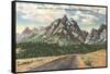 Jackson-Moran Highway, Grand Teton-null-Framed Stretched Canvas