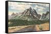 Jackson-Moran Highway, Grand Teton-null-Framed Stretched Canvas