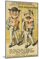 Jackson's Best Chew Advertisement, Happy Pair of Men - Petersburg, VA-Lantern Press-Mounted Art Print
