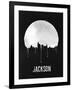 Jackson Skyline Black-null-Framed Art Print