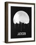 Jackson Skyline Black-null-Framed Art Print