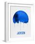 Jackson Skyline Blue-null-Framed Art Print