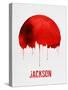 Jackson Skyline Red-null-Stretched Canvas