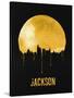 Jackson Skyline Yellow-null-Stretched Canvas