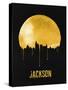 Jackson Skyline Yellow-null-Stretched Canvas