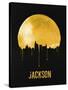 Jackson Skyline Yellow-null-Stretched Canvas