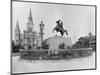 Jackson Square, New Orleans, C.1890 (B/W Photo)-American Photographer-Mounted Giclee Print