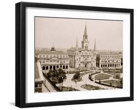 Jackson Square, New Orleans, La.-null-Framed Photo