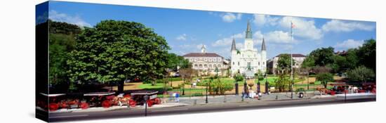 Jackson Square, New Orleans, Louisiana, USA-null-Stretched Canvas