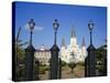 Jackson Square, New Orleans, Louisiana, USA-Charles Bowman-Stretched Canvas