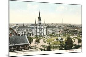 Jackson Square, New Orleans-null-Mounted Art Print