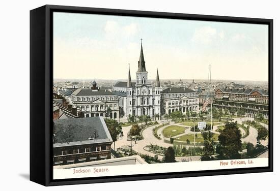 Jackson Square, New Orleans-null-Framed Stretched Canvas