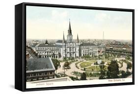 Jackson Square, New Orleans-null-Framed Stretched Canvas