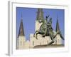 Jackson Square, St. Louis Cathedral, New Orleans, Louisiana, USA-Charles Bowman-Framed Photographic Print