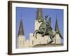 Jackson Square, St. Louis Cathedral, New Orleans, Louisiana, USA-Charles Bowman-Framed Photographic Print