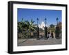 Jackson Square, St. Louis Cathedral, New Orleans, Louisiana, USA-Bruno Barbier-Framed Photographic Print