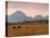 Jackson, Teton Range, Wyoming, USA-Walter Bibikow-Stretched Canvas