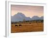 Jackson, Teton Range, Wyoming, USA-Walter Bibikow-Framed Photographic Print