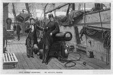 The Confederate War-Steamer "Alabama," Captain Semmes Secretary-Jackson-Art Print