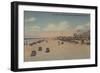 Jacksonville Beach, FL - The world's Widest Ocean Beach-Lantern Press-Framed Art Print