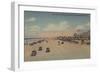 Jacksonville Beach, FL - The world's Widest Ocean Beach-Lantern Press-Framed Art Print