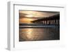 Jacksonville Beach, Florida Fishing Pier in Early Morning.-RobWilson-Framed Photographic Print