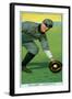 Jacksonville, FL, Jacksonville South Atlantic League, Dom Mullaney, Baseball Card-Lantern Press-Framed Art Print