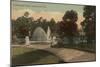 Jacksonville, FL - View of Riverside Park & Fountain-Lantern Press-Mounted Art Print