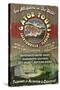 Jacksonville, Florida - Alligator Tours Vintage Sign-Lantern Press-Stretched Canvas