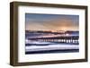 Jacksonville, Florida: Early Morning Fisherman Enjoying the Sunrise-Brad Beck-Framed Photographic Print