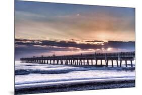 Jacksonville, Florida: Early Morning Fisherman Enjoying the Sunrise-Brad Beck-Mounted Photographic Print