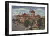 Jacksonville, Florida - Exterior View of Hotel Windsor-Lantern Press-Framed Art Print