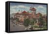 Jacksonville, Florida - Exterior View of Hotel Windsor-Lantern Press-Framed Stretched Canvas