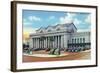Jacksonville, Florida - Exterior View of Terminal Train Station-Lantern Press-Framed Art Print