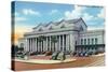 Jacksonville, Florida - Exterior View of Terminal Train Station-Lantern Press-Stretched Canvas